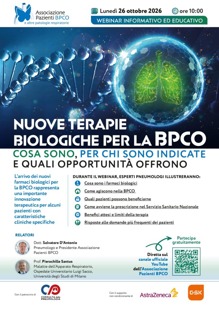 Locandina Nuove Terapie 26 ottobre 2026